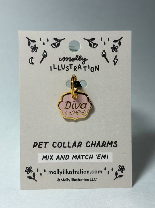 Diva - Pet Collar Charm