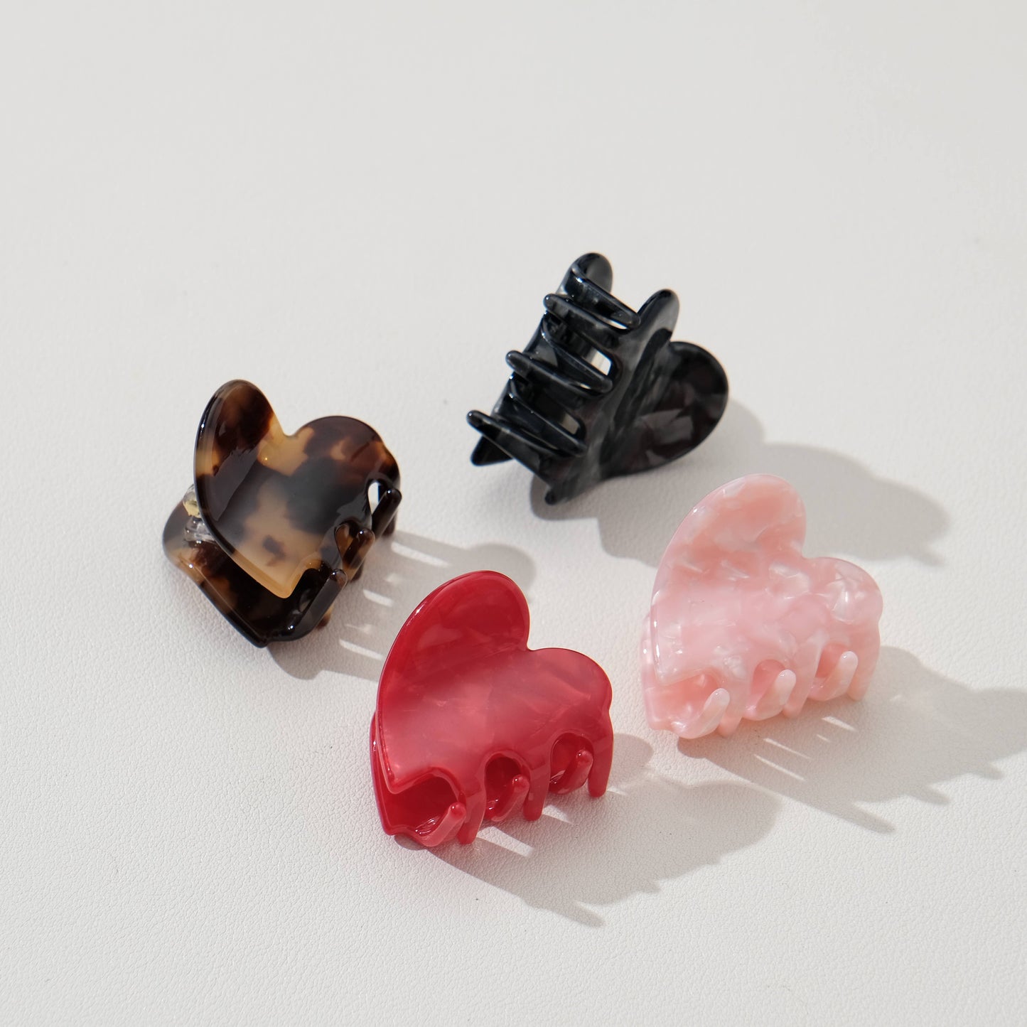 Mini Heart Claw Hair Clip