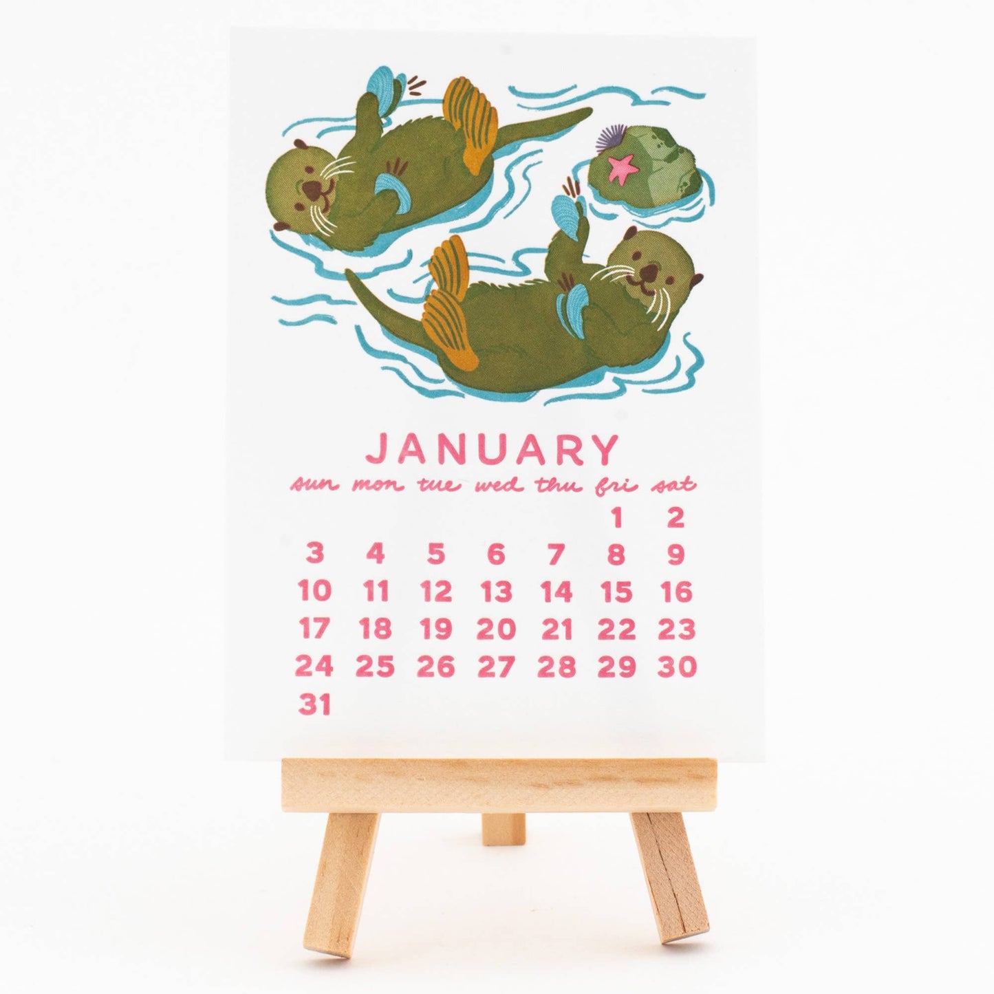 2027 Makin' Music Letterpress Desk Calendar