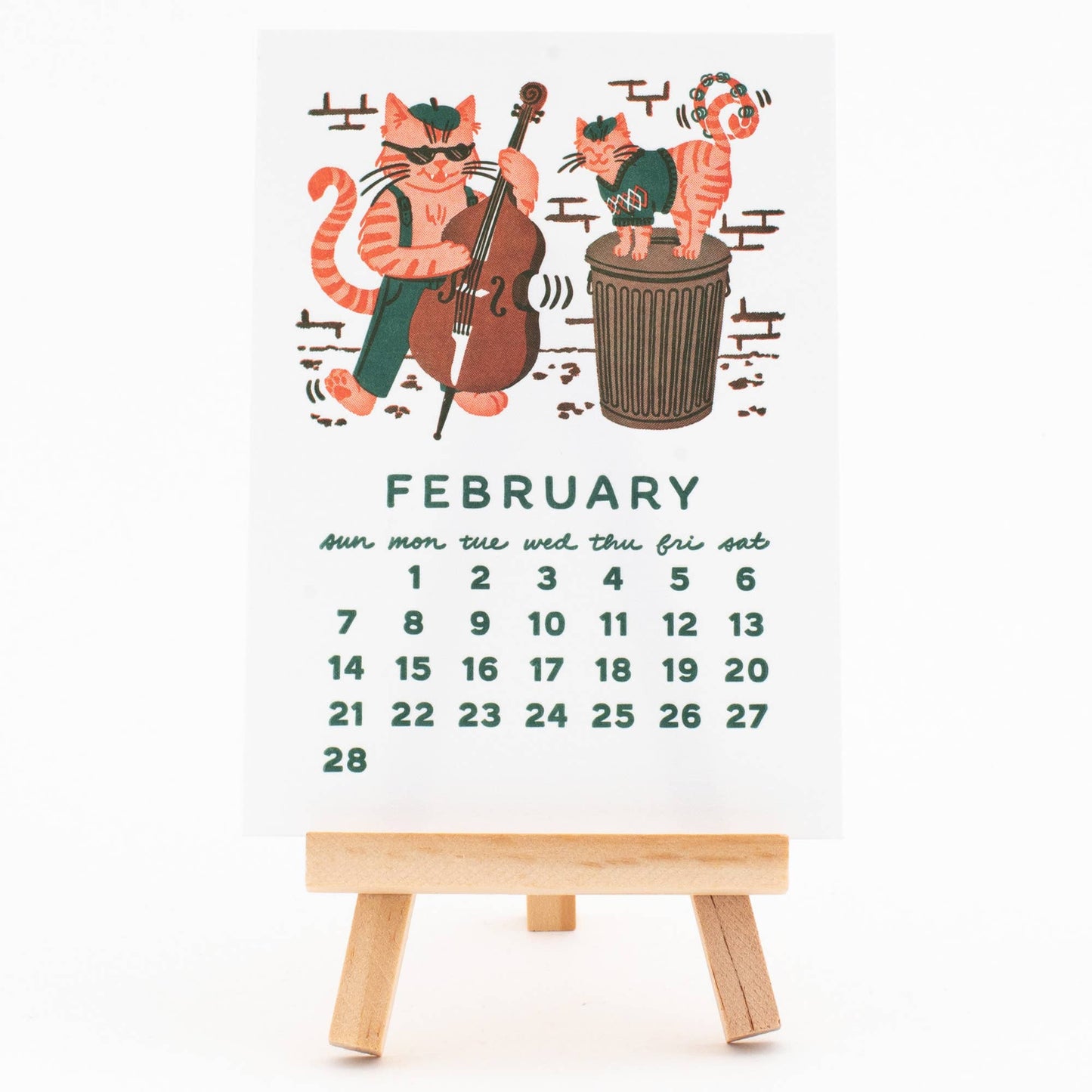 2027 Makin' Music Letterpress Desk Calendar