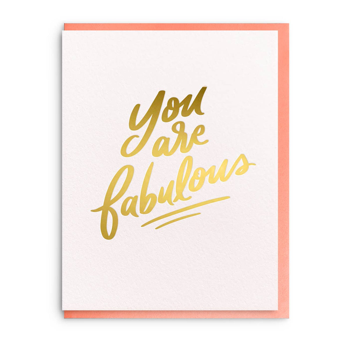 Fabulous - Foil Friendship Card
