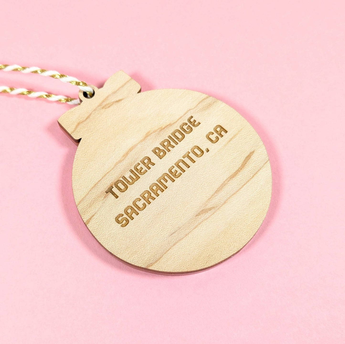 Sacramento Tower Bridge Ornament