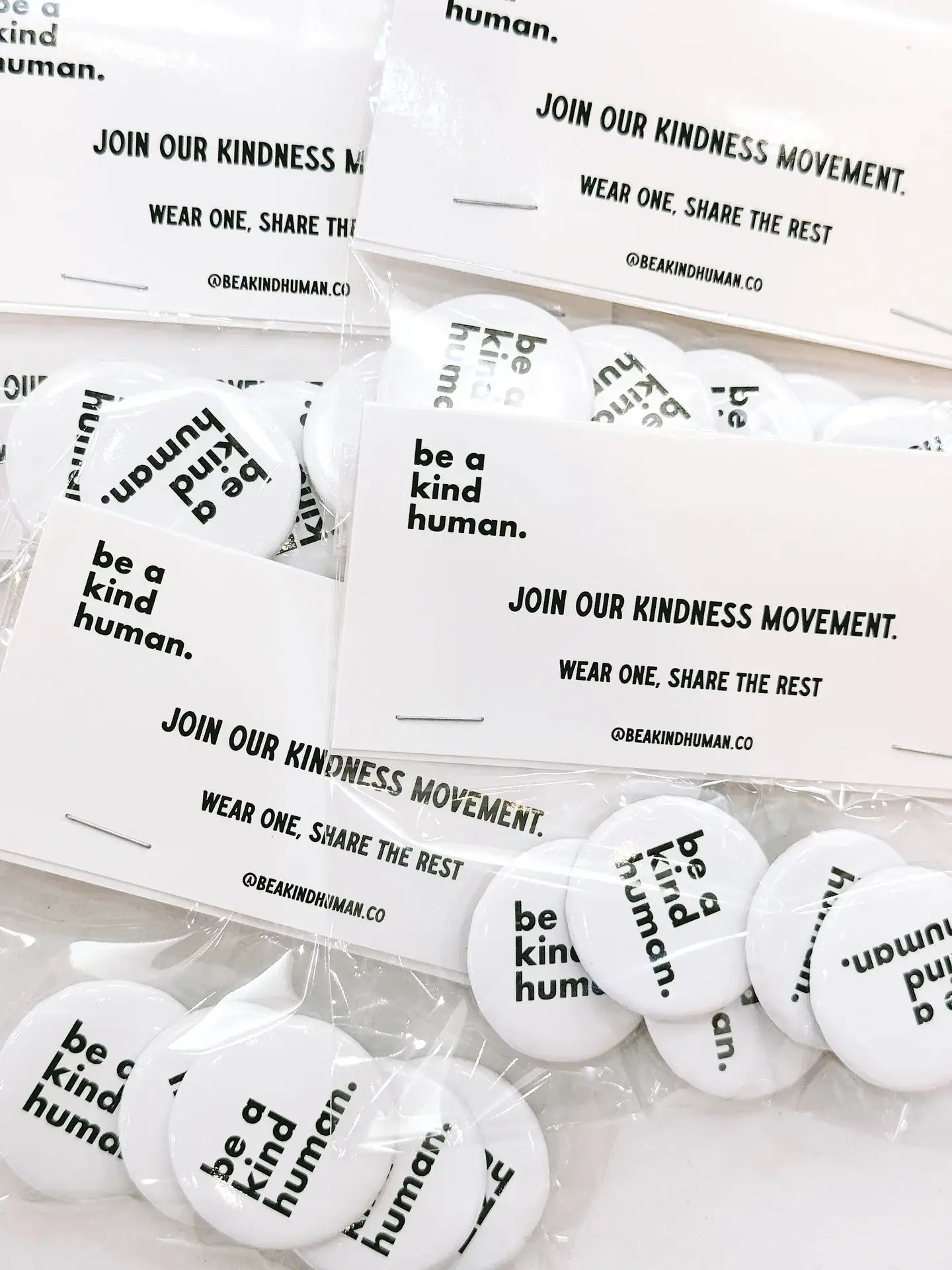 Be a Kind Human Button Pack