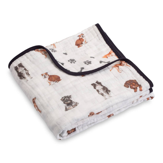 Muslin Blanket - Toddler - Dogs