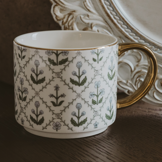 Floral Quilt - Coffee Mug