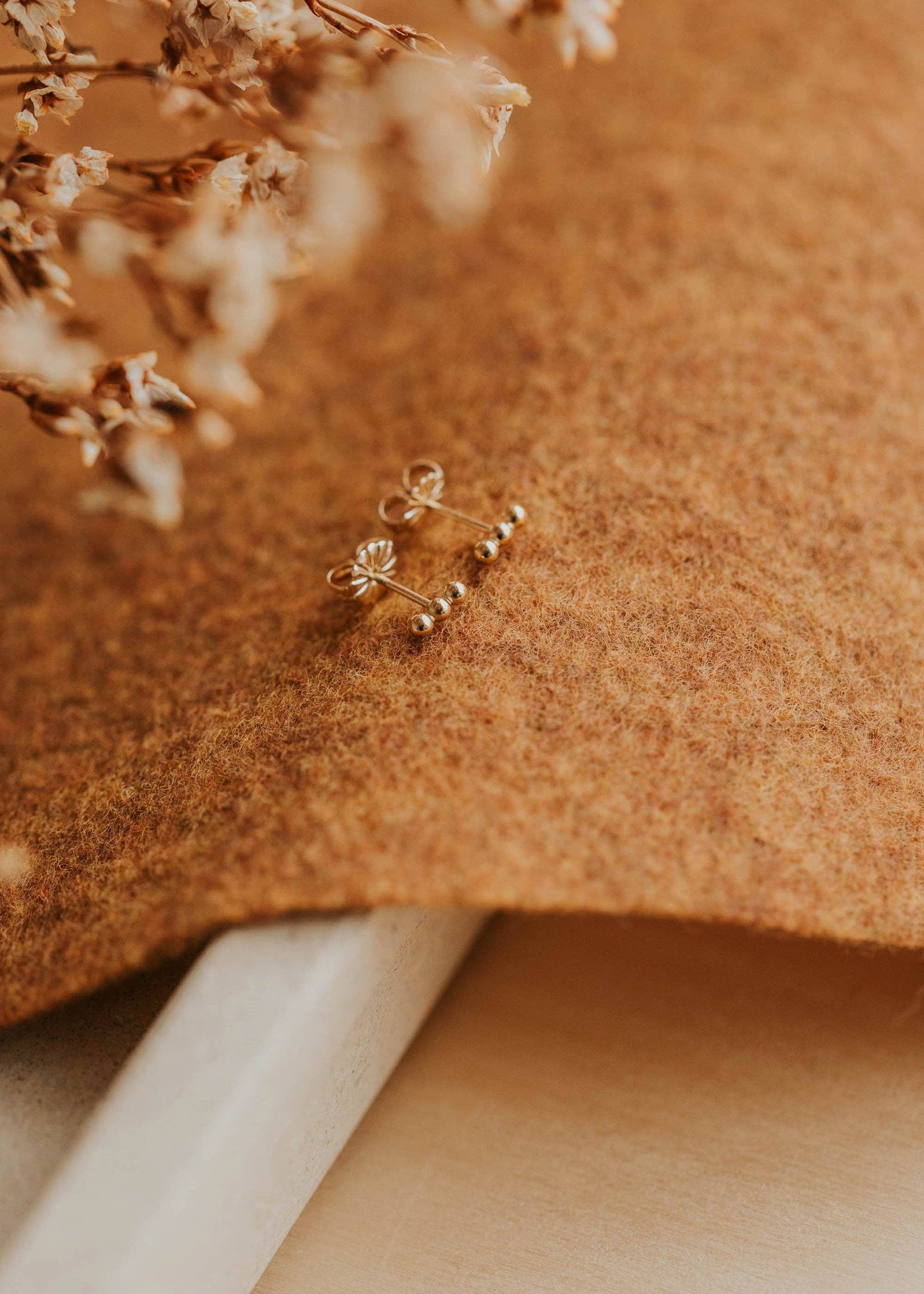 Triple Dot Studs | 14kt Gold Fill + Sterling Silver