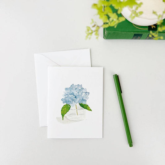 Hydrangea - Flower notecard