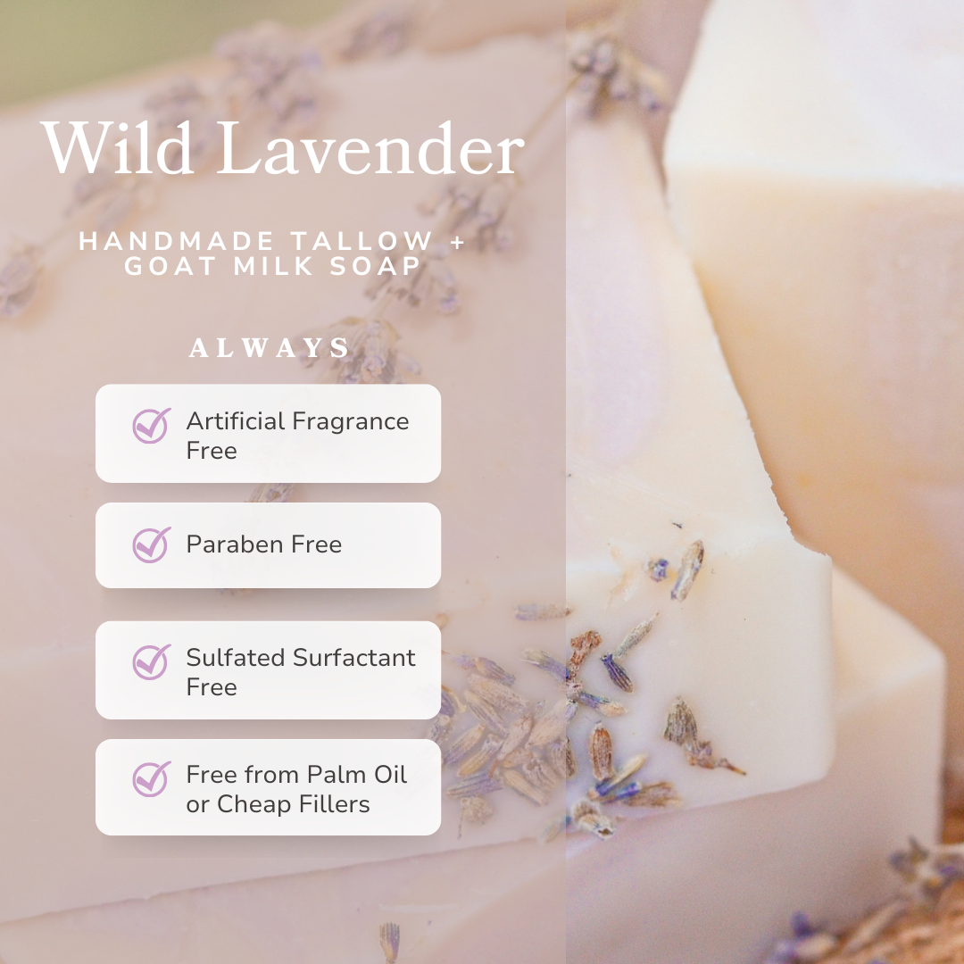 Wild Lavender Handmade Soap Bar