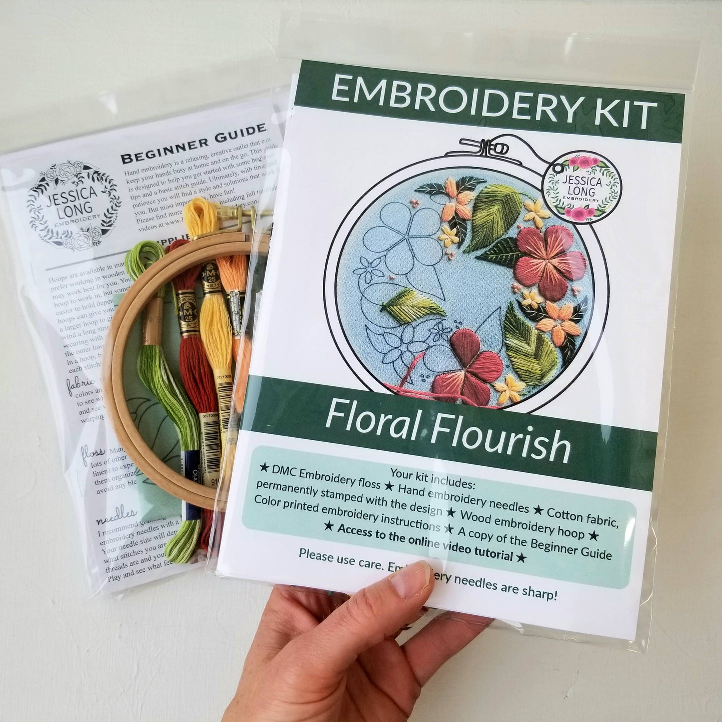 Floral Flourish - Embroidery Kit