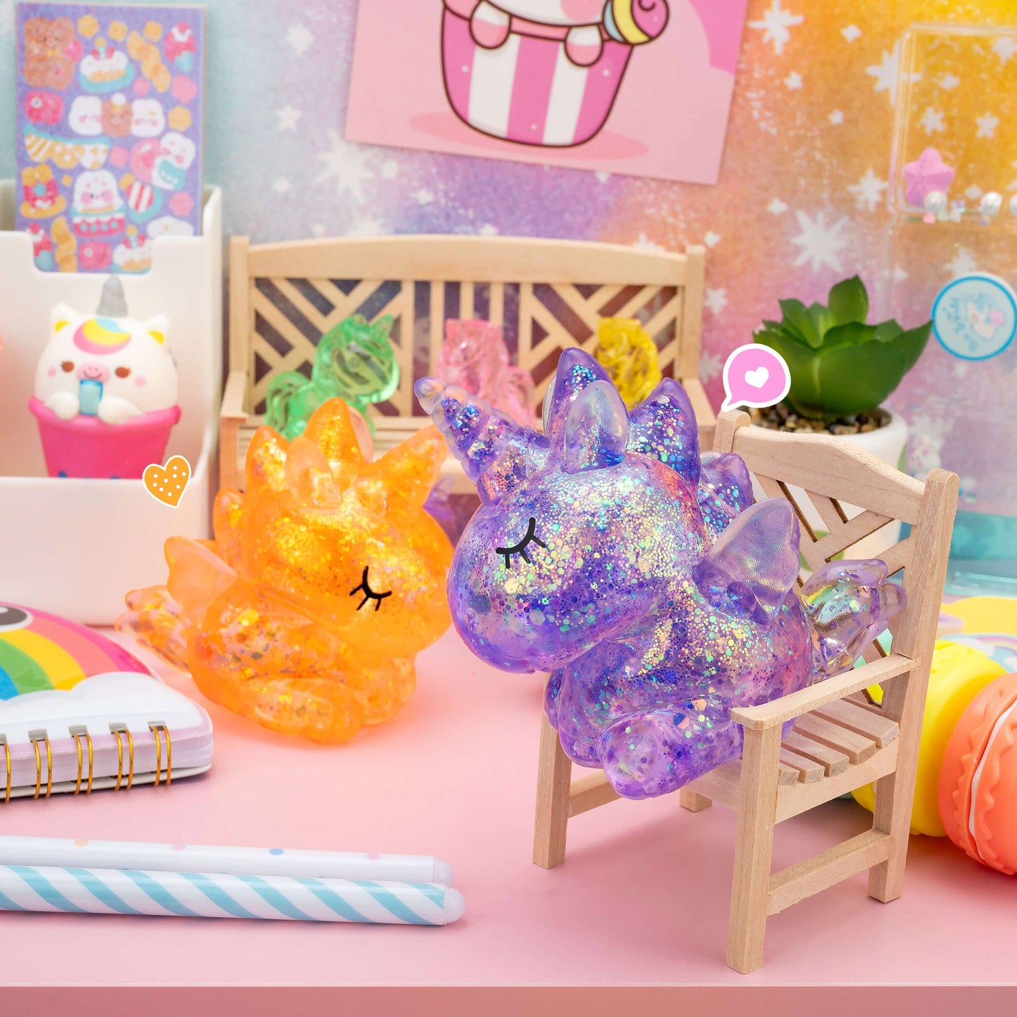 Gummy Unicorn Friends - Sensory Squishy Toy