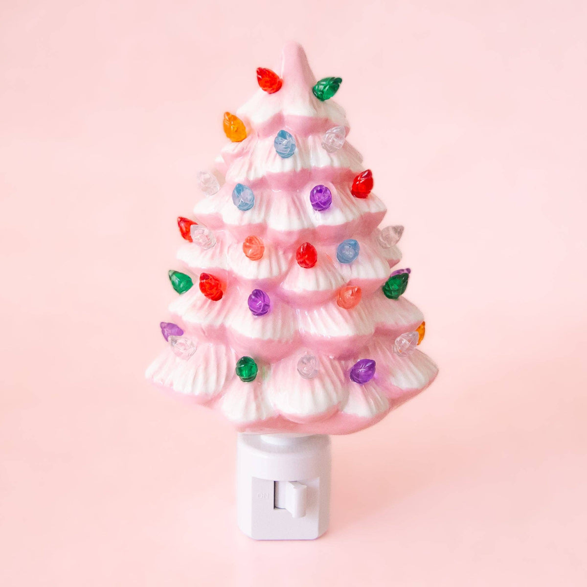 Vintage Tree Night Light | Pink