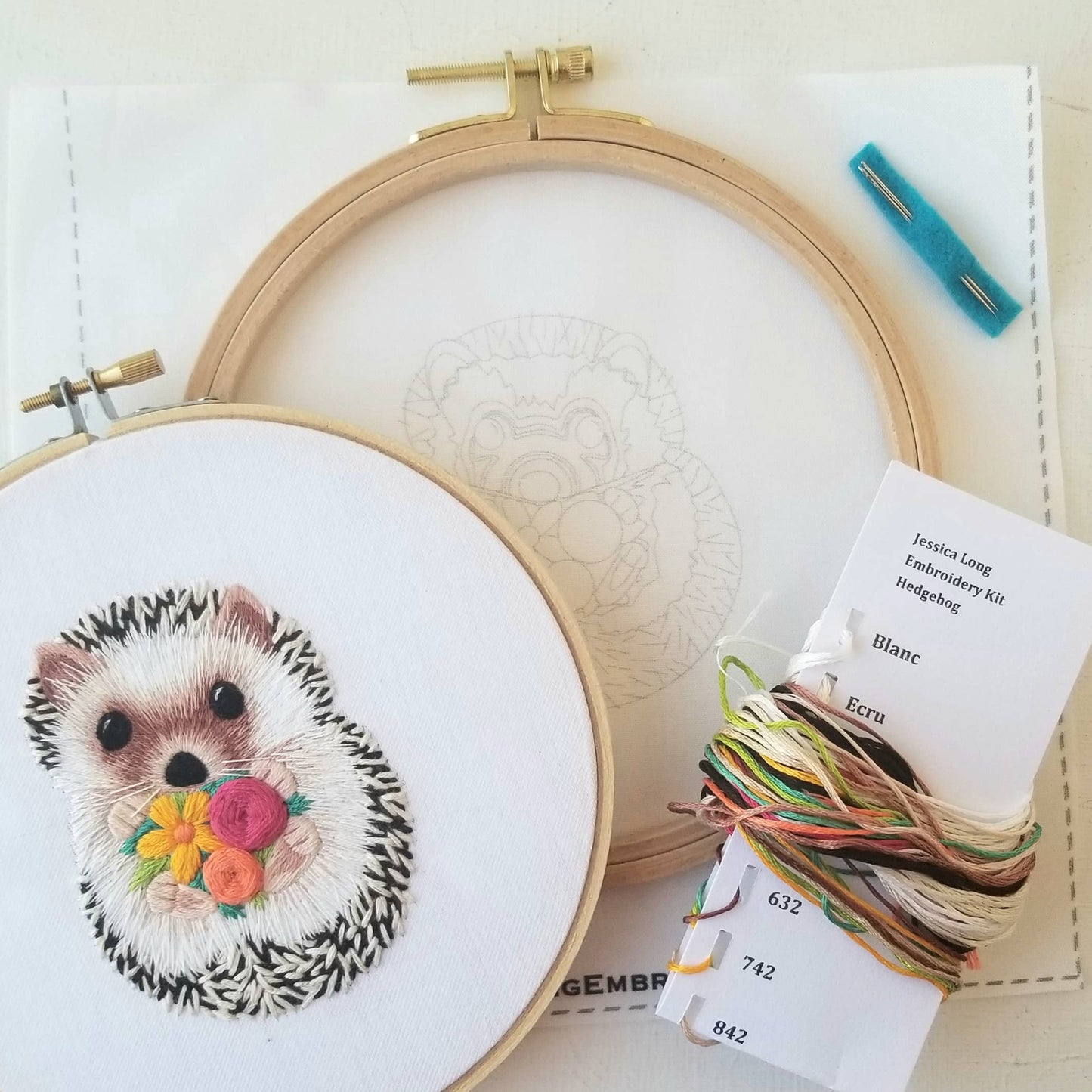 Hedgehog - Embroidery Kit
