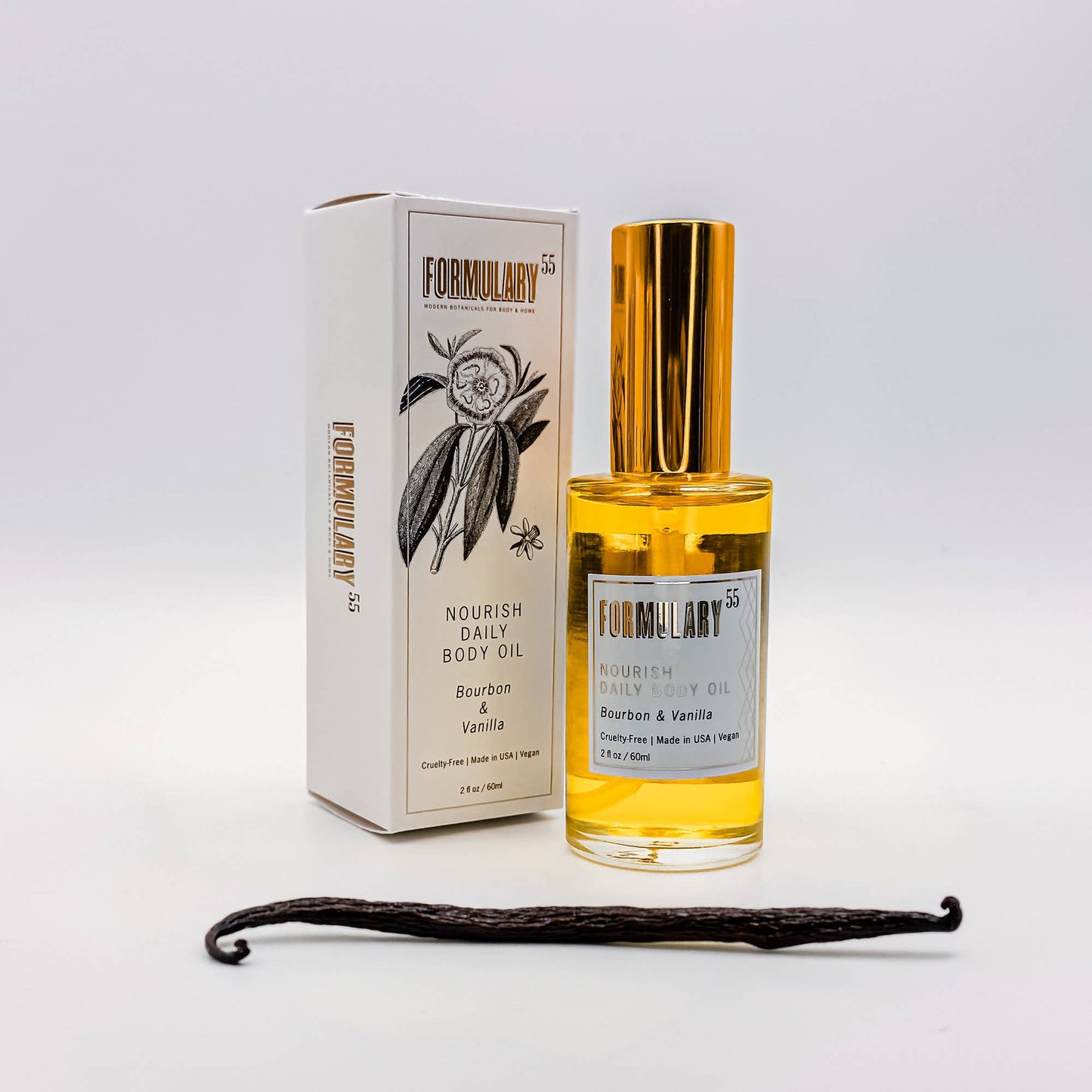 NEW Bourbon & Vanilla - Nourish Daily Body Oil (2oz)