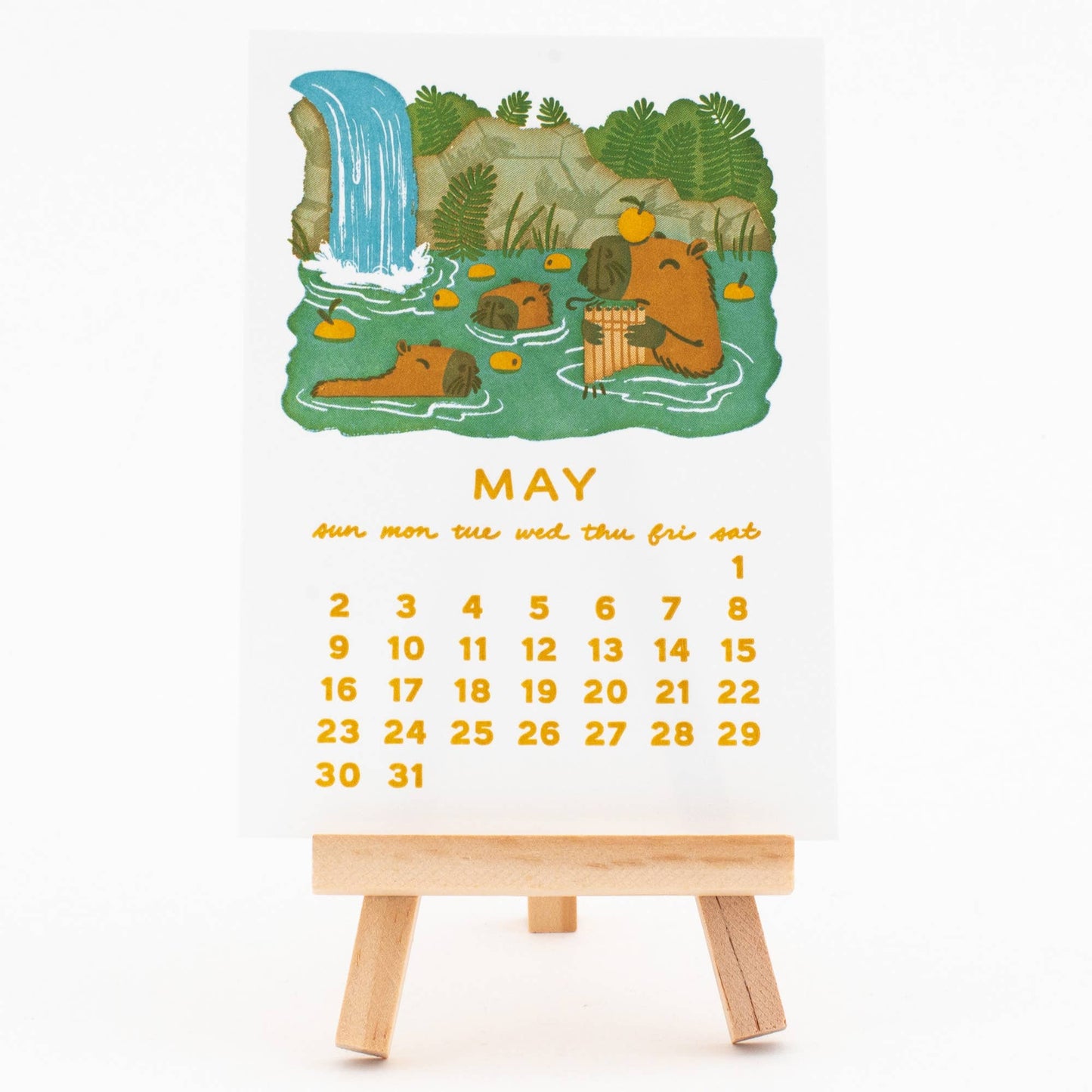 2027 Makin' Music Letterpress Desk Calendar