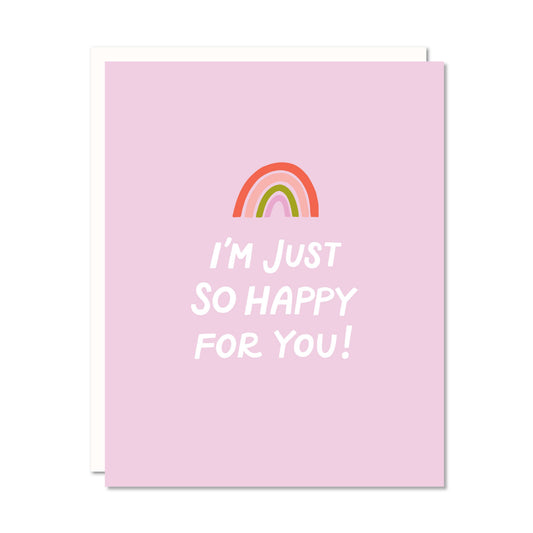 Happy Rainbow - Congratulations Card