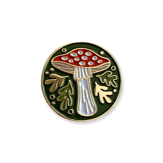 Fly Agaric Mushroom Enamel Pin