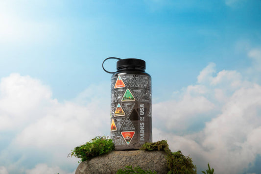 National Parks of the USA - Adventure Bucket List Bottle - 32oz, Plastic
