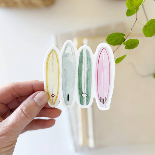Surfboard sticker