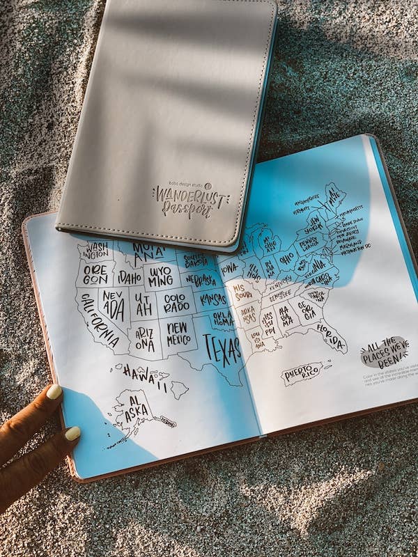 Wanderlust Passport - Travel Journal