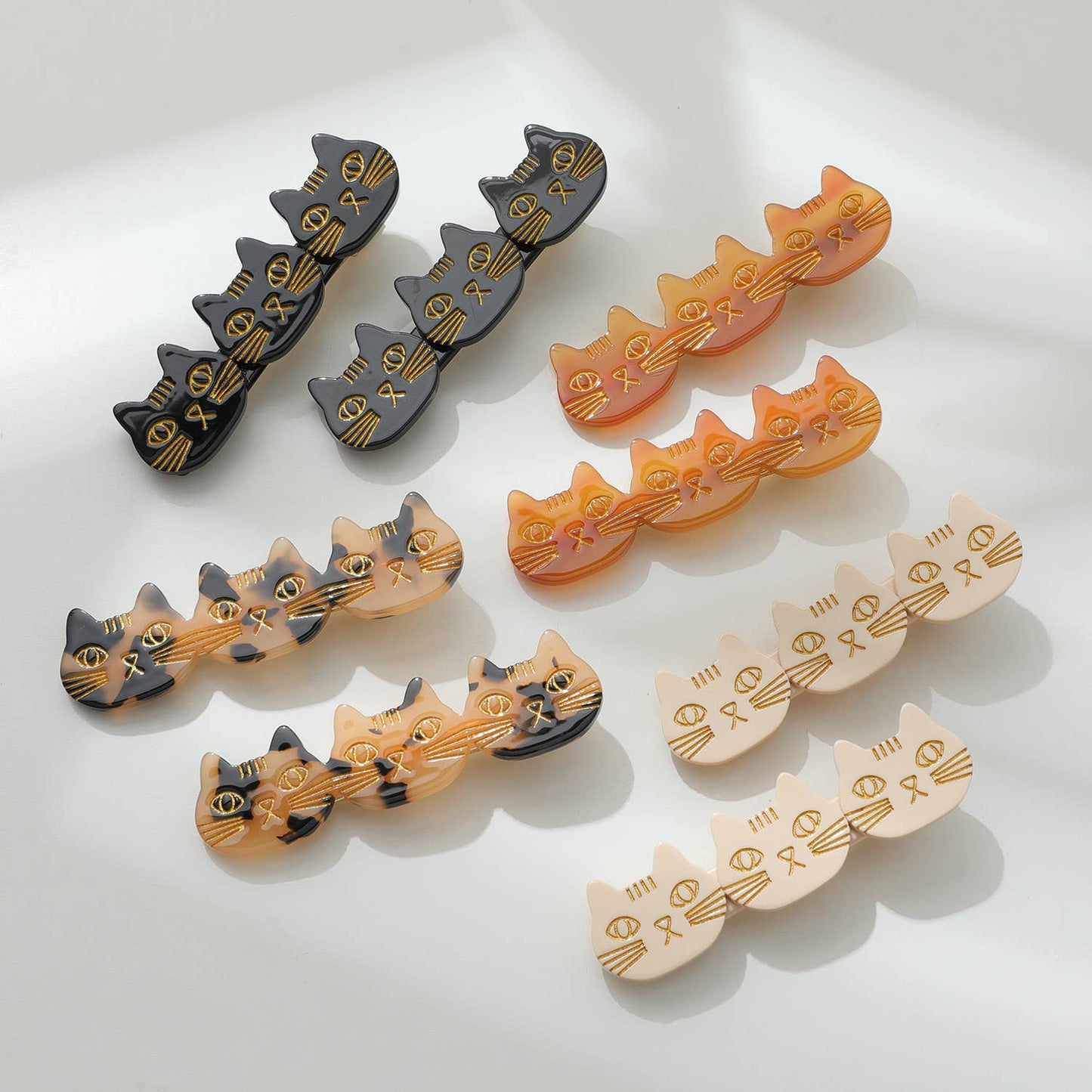 Triple Cat Eco-Friendly Hair Clip