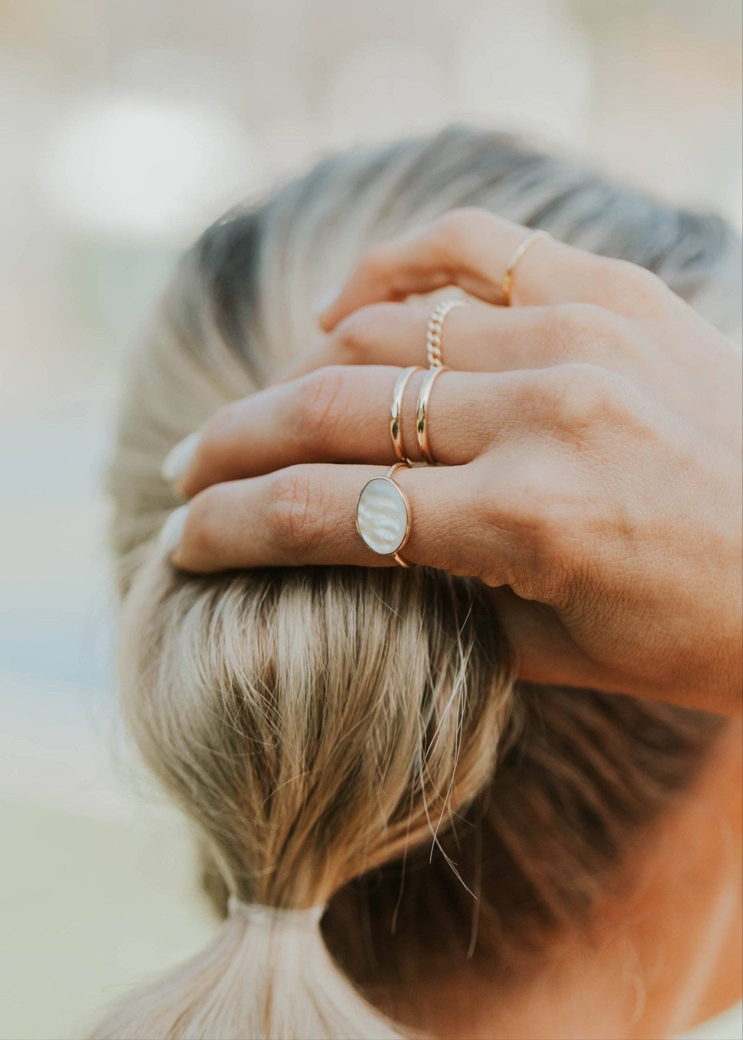 Mother of Pearl Ring