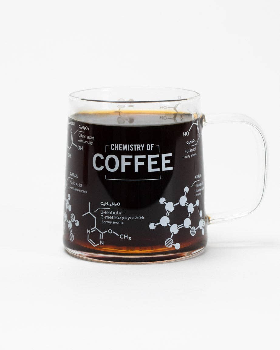 Coffee Chemistry - 10 oz Glass Mug