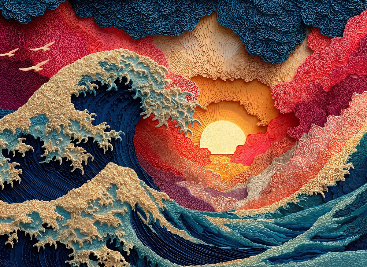 No. 2 - Great Wave - 1,000 Piece