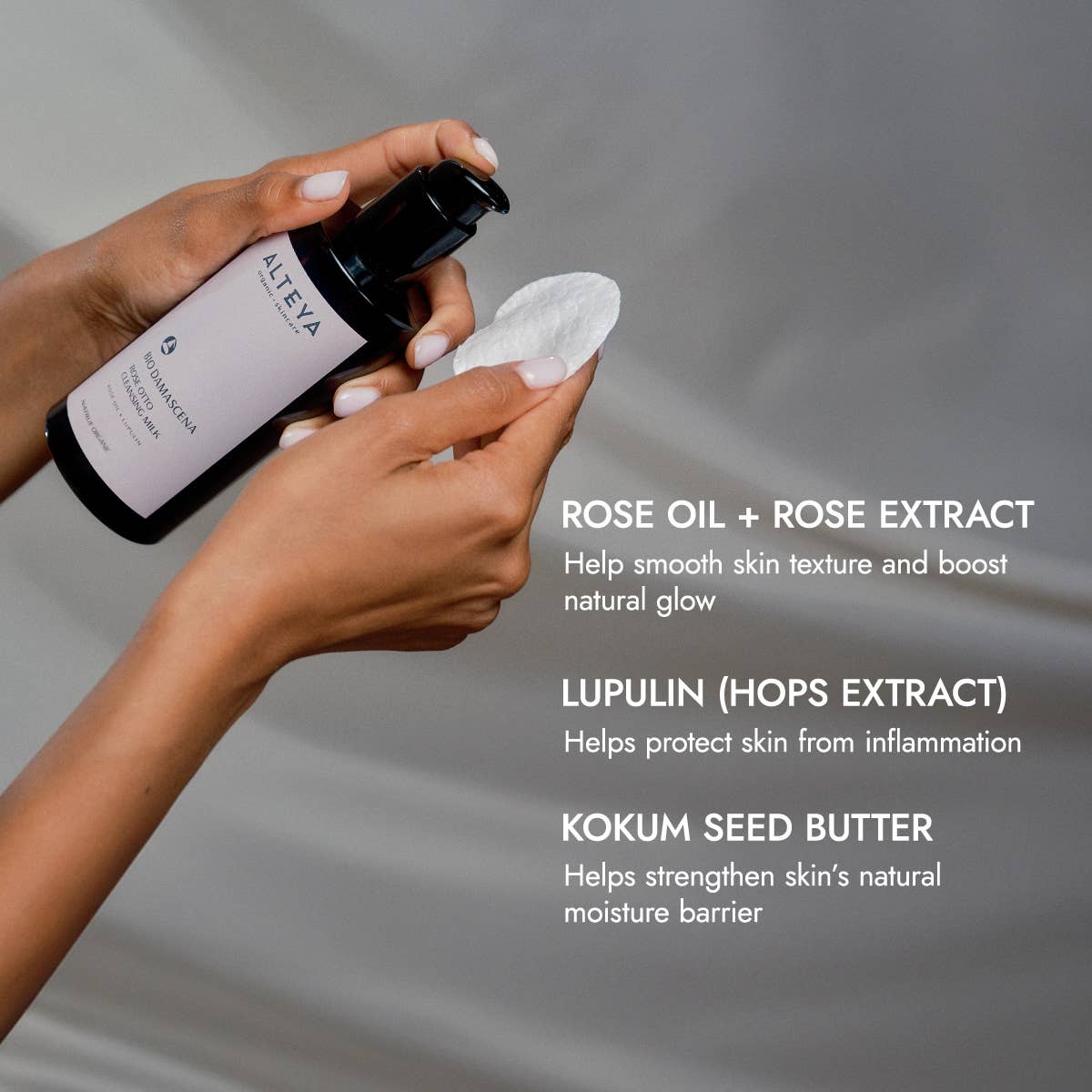 Organic Rose Otto Cleansing Milk - Bio Damascena 200 ml