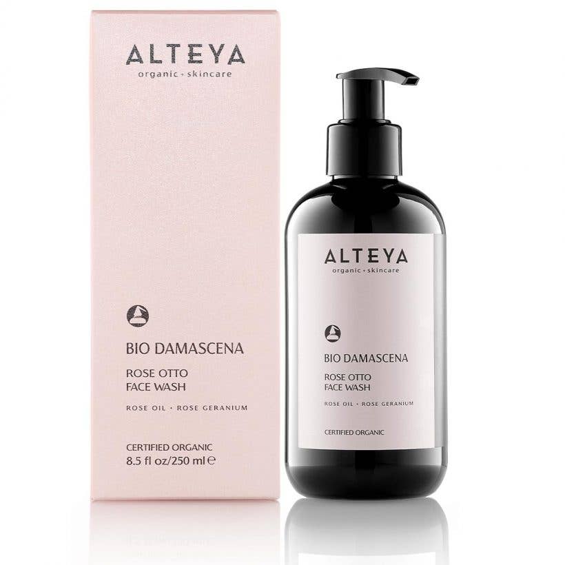 Organic Bulgarian Rose Otto Face Wash - BioDamascena Line