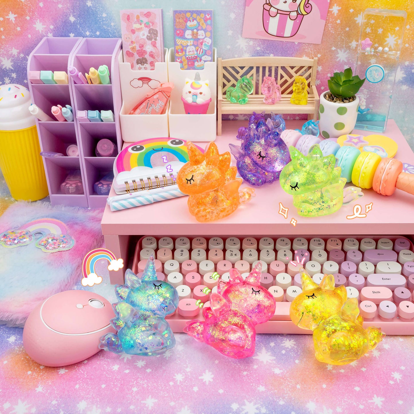 Gummy Unicorn Friends - Sensory Squishy Toy