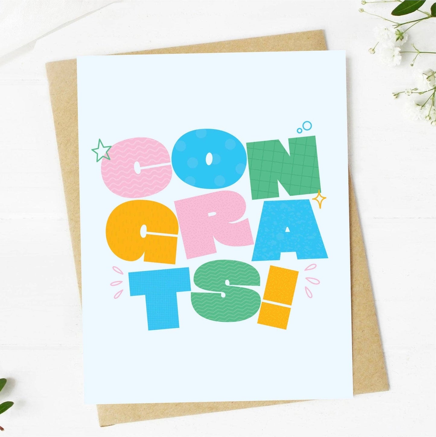 CONGRATS - Greeting Card