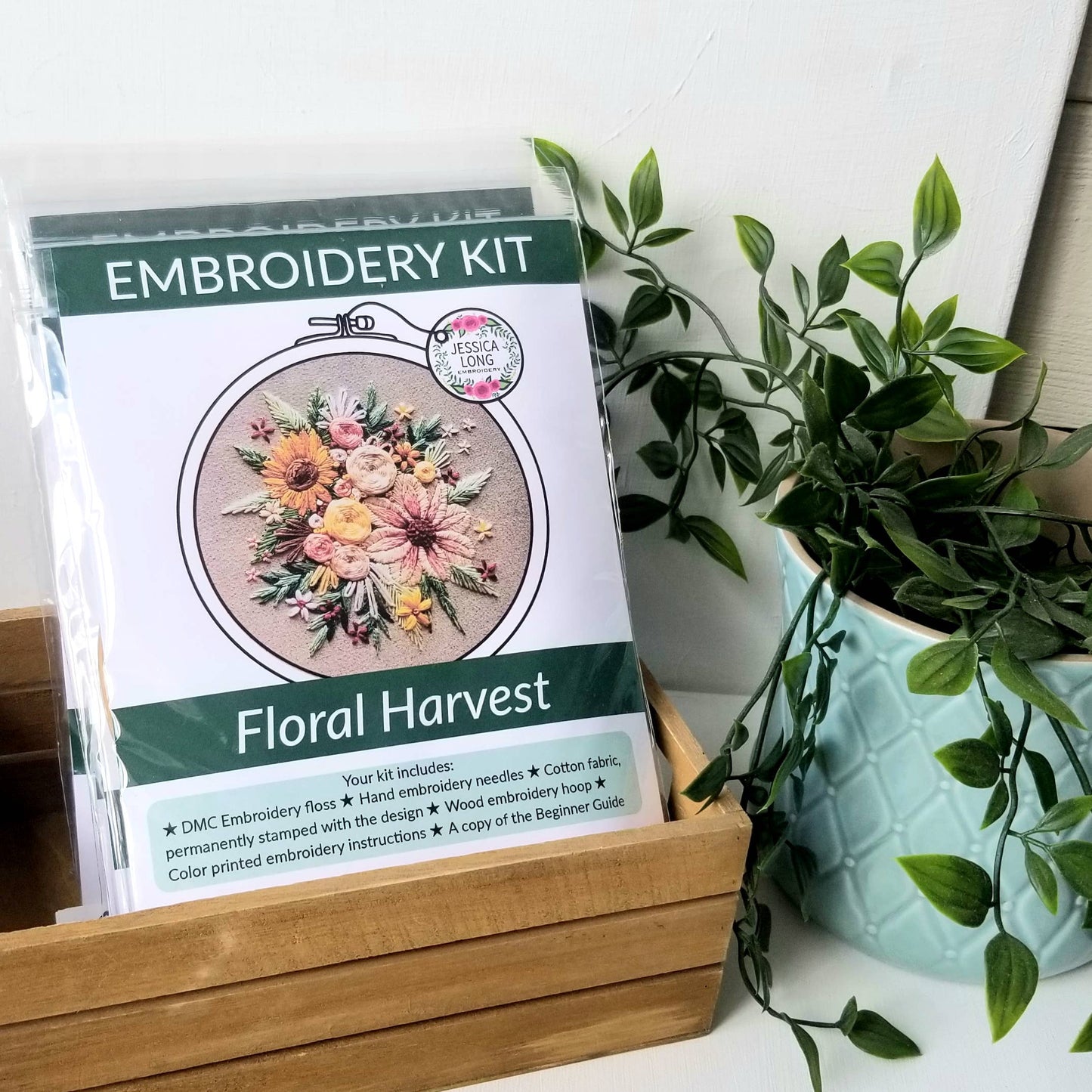 Floral Harvest - Embroidery Kit