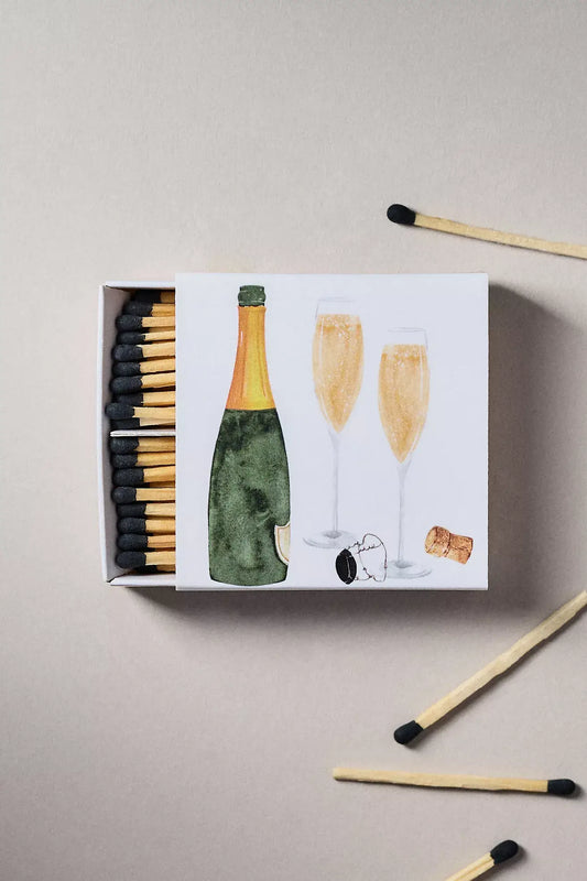 Champagne Matches | Celebration Birthday Candle Matches