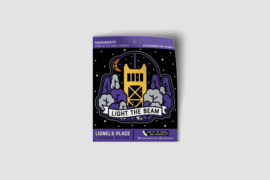 Gold Bridge - LIGHT THE BEAM - Sticker